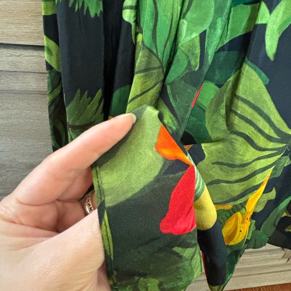 Beautiful V-neck summer print dress. - Picture 3 of 8